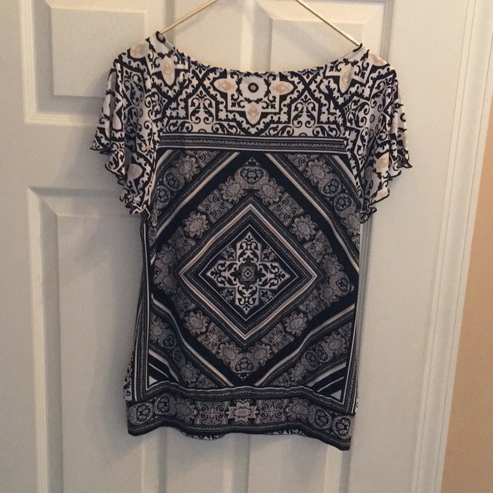 🌴White House Black Market small top print - Picture 4 of 4
